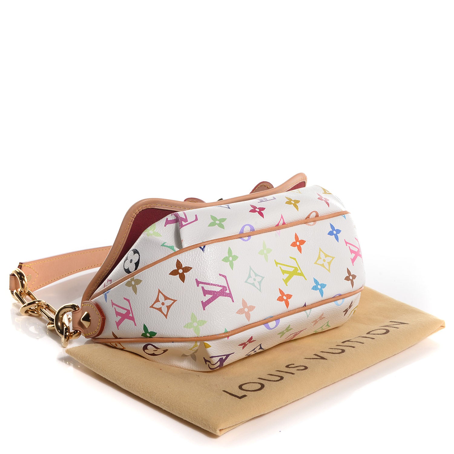 Louis Vuitton Monogram Multicolor Patti White 4 of 7