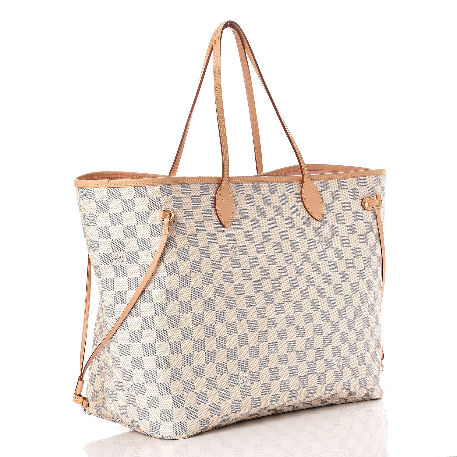Louis Vuitton Damier Azur Neo Neverfull GM Rose Ballerine 3 of 8