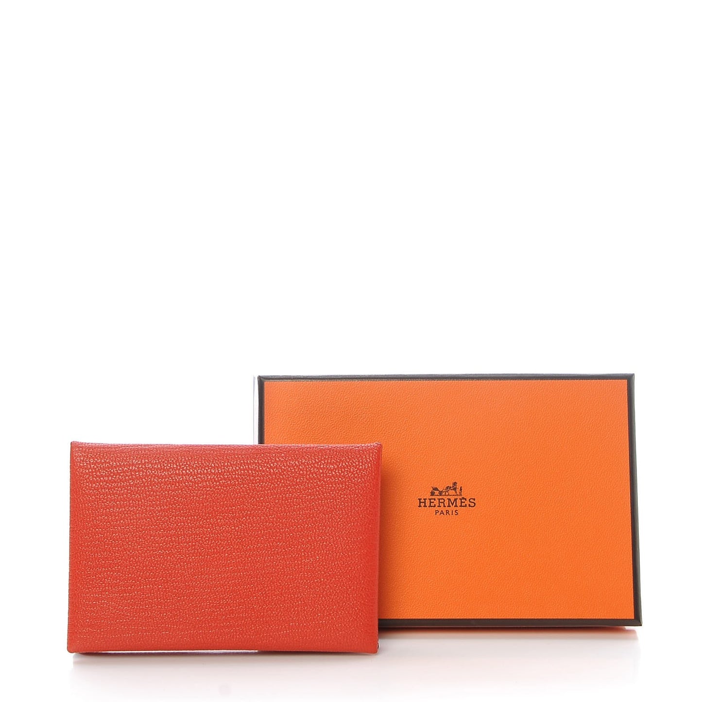 Chevre Mysore Calvi Card Case Capucine