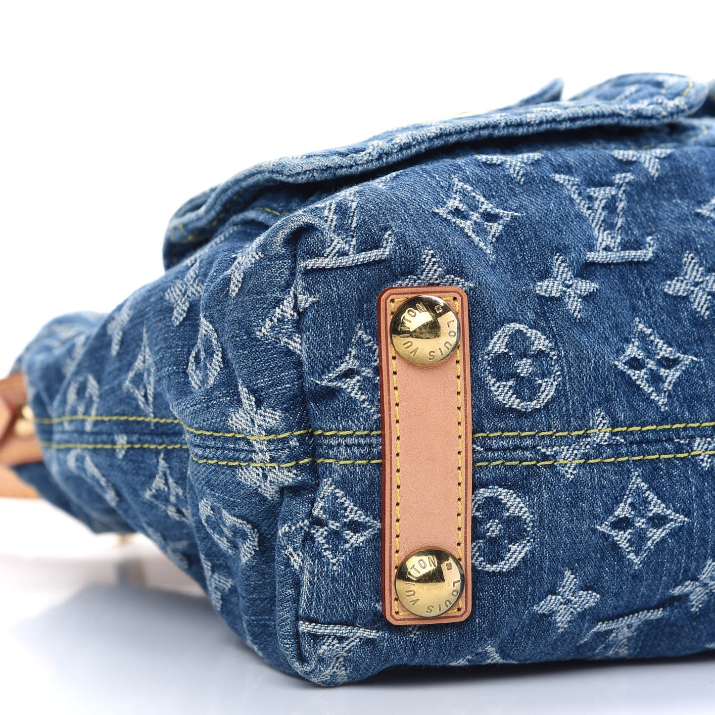 Monogram Denim Baggy PM Blue