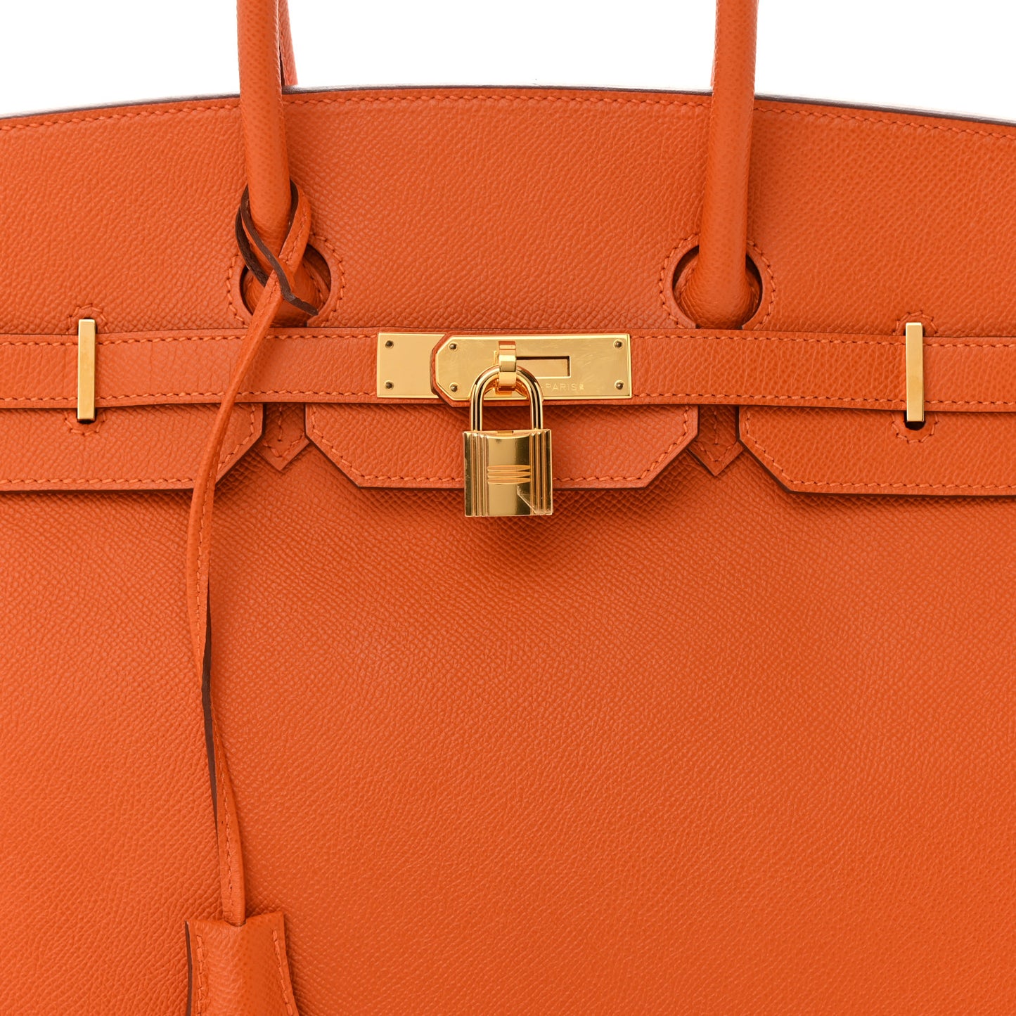 Epsom Birkin 35 Orange
