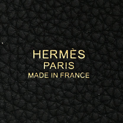 Hermes Taurillon Clemence Picotin Lock 22 MM Black 6 of 10