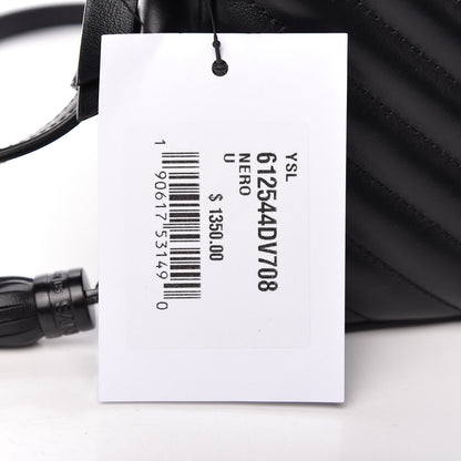 Saint Laurent Calfskin Matelasse Monogram Lou Camera Bag Black 11 of 11
