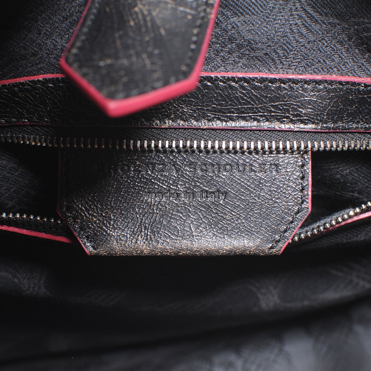 Proenza Schouler Leather PS1 Tote Black and Pink 6 of 7