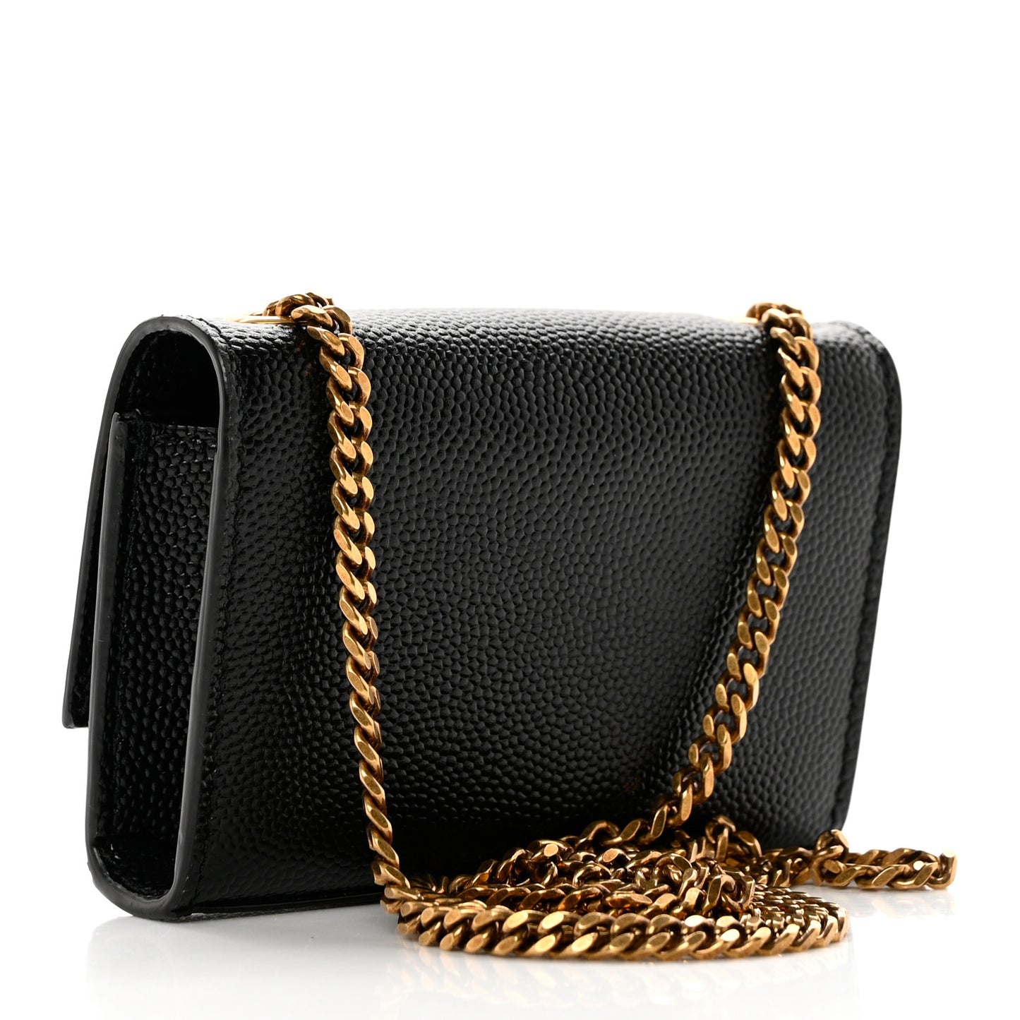 Grain De Poudre Micro Classic Monogram Kate Tassel Airpods Bag Black
