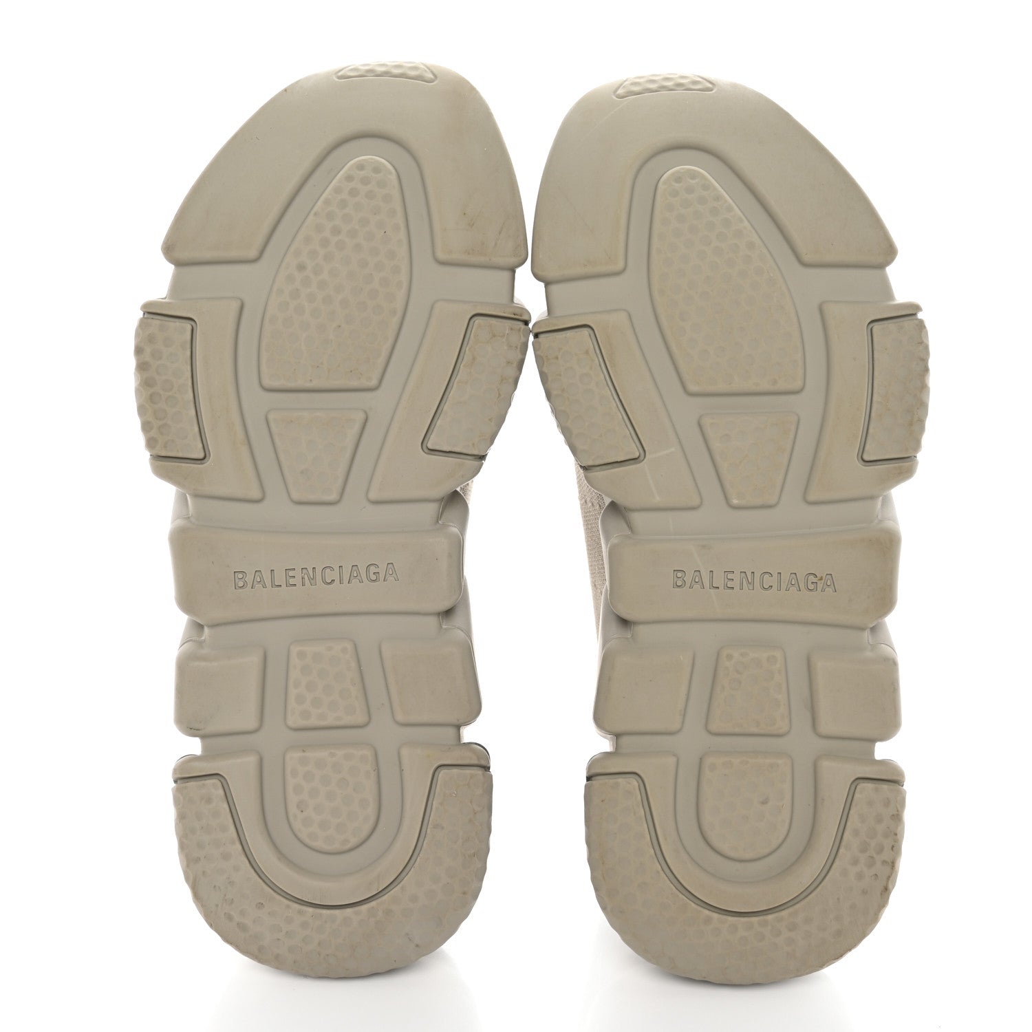 Balenciaga Technical 3D Recycled Knit Clear Sole Womens Speed Sneakers 36 Light Brown 5 of 13