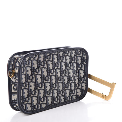 Christian Dior Oblique Diorquake Clutch Blue 3 of 8