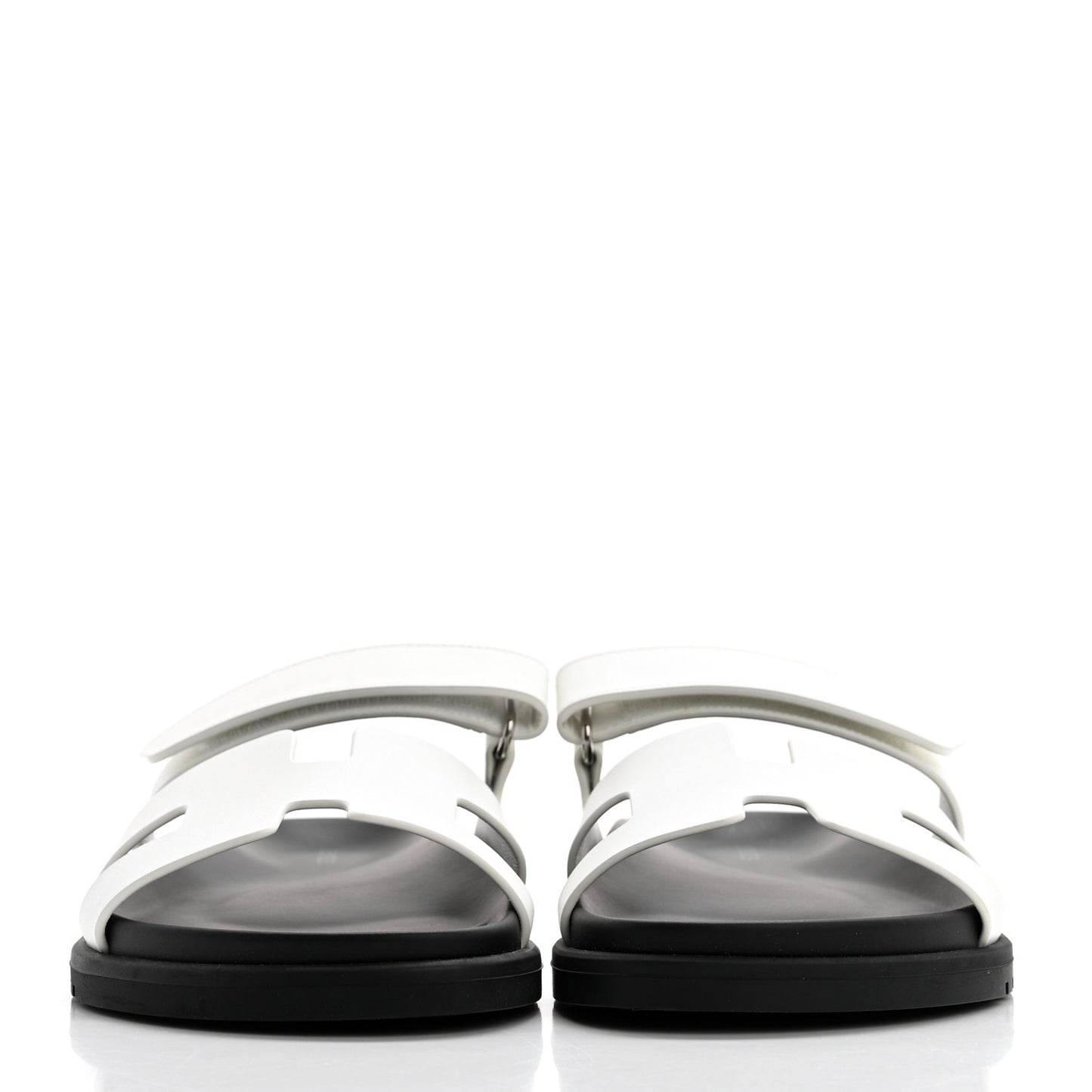 Calfskin Womens Chypre Sandals 39.5 White