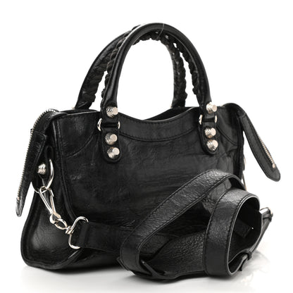 Balenciaga Agneau Giant 12 Silver Hardware Mini City Black 3 of 11