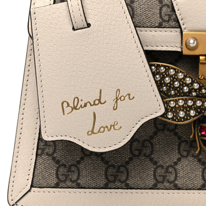 Gucci GG Supreme Monogram Small Queen Margaret Top Handle Bag White 12 of 14