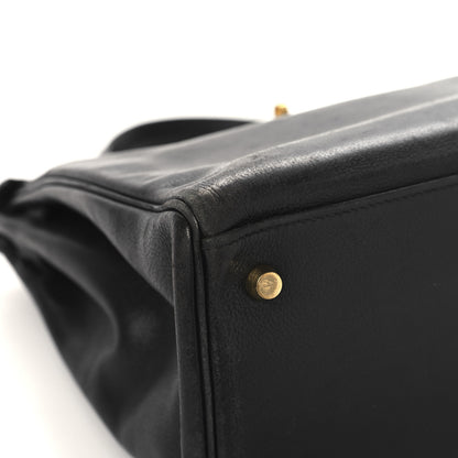 Hermes Evergrain Kelly Retourne 32 Black 9 of 21