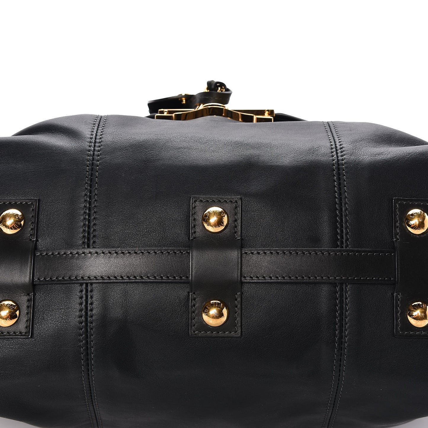 Calfskin Sac Louis Black