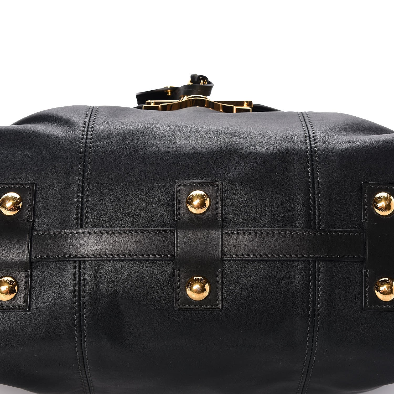 Louis Vuitton Calfskin Sac Louis Black 17 of 17