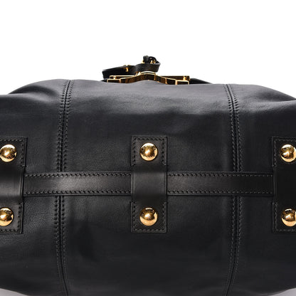 Louis Vuitton Calfskin Sac Louis Black 17 of 17