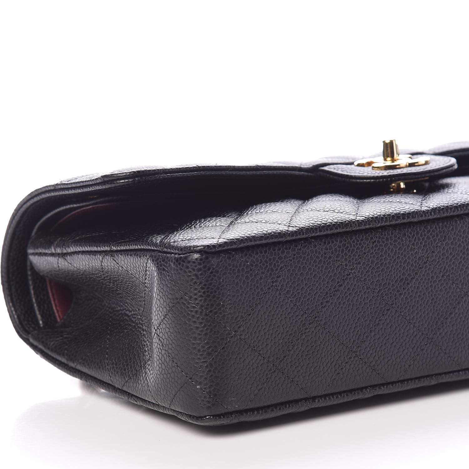 Chanel Caviar Quilted Medium Double Flap Black 6 of 10