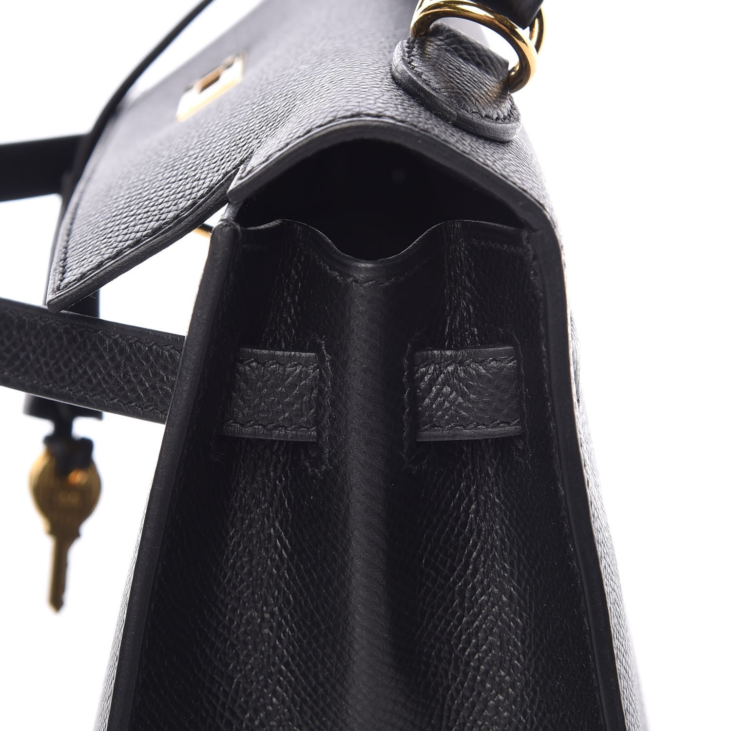 Hermes Epsom Kelly Sellier 25 Black 17 of 37