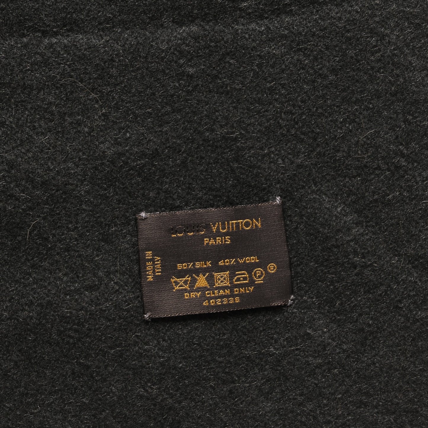 Silk Wool Jhelam Stole Gris