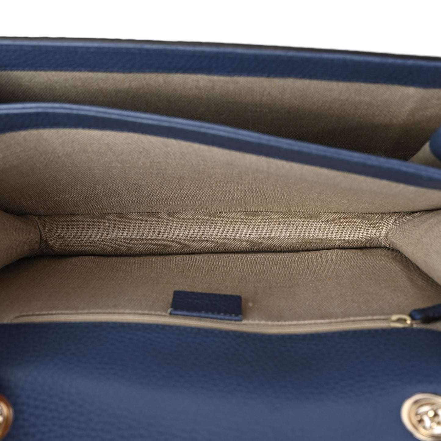 Dollar Calfskin Interlocking G Shoulder Bag Caspian