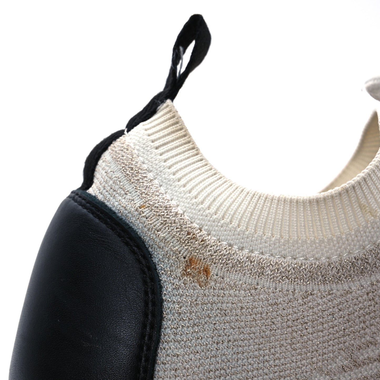 Technical Canvas Goatskin Womens Addict Sneakers 38.5 Multicolor Rose Dore