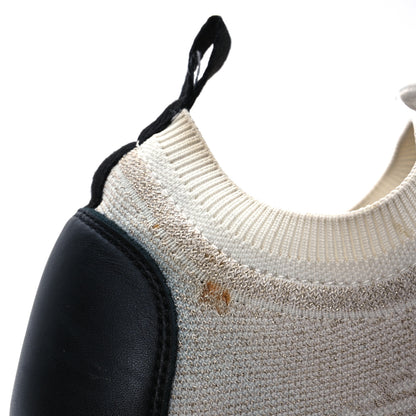 Hermes Technical Canvas Goatskin Womens Addict Sneakers 38.5 Multicolor Rose Dore 11 of 16