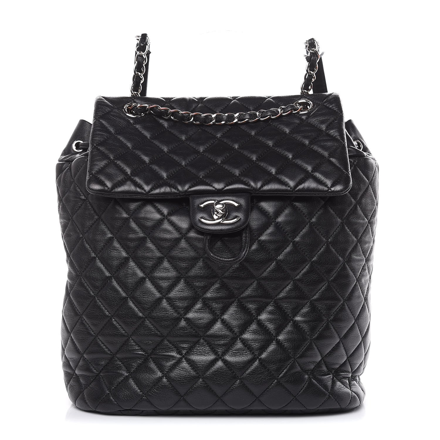 Chanel Lambskin Quilted Large Urban Spirit Backpack Black 1 of 19