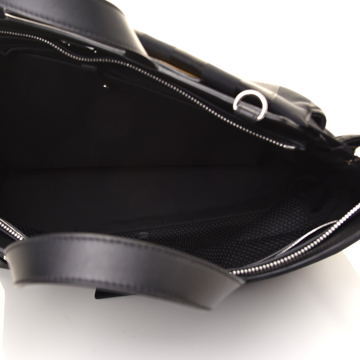 Recycled Nylon Vitello Grace Light Pequin Logo Medium Peekaboo Iconic Satchel Black Sunflower