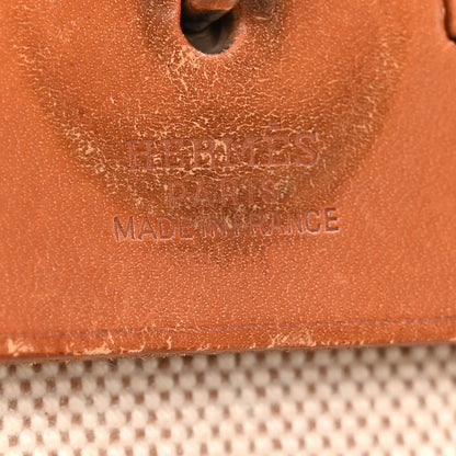 Hermes Toile Vache Calfskin Herbag 40 GM Natural 7 of 12