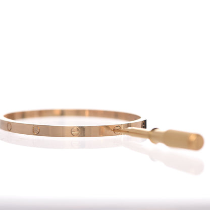 Cartier 18K Yellow Gold Small LOVE Bracelet 16 5 of 6