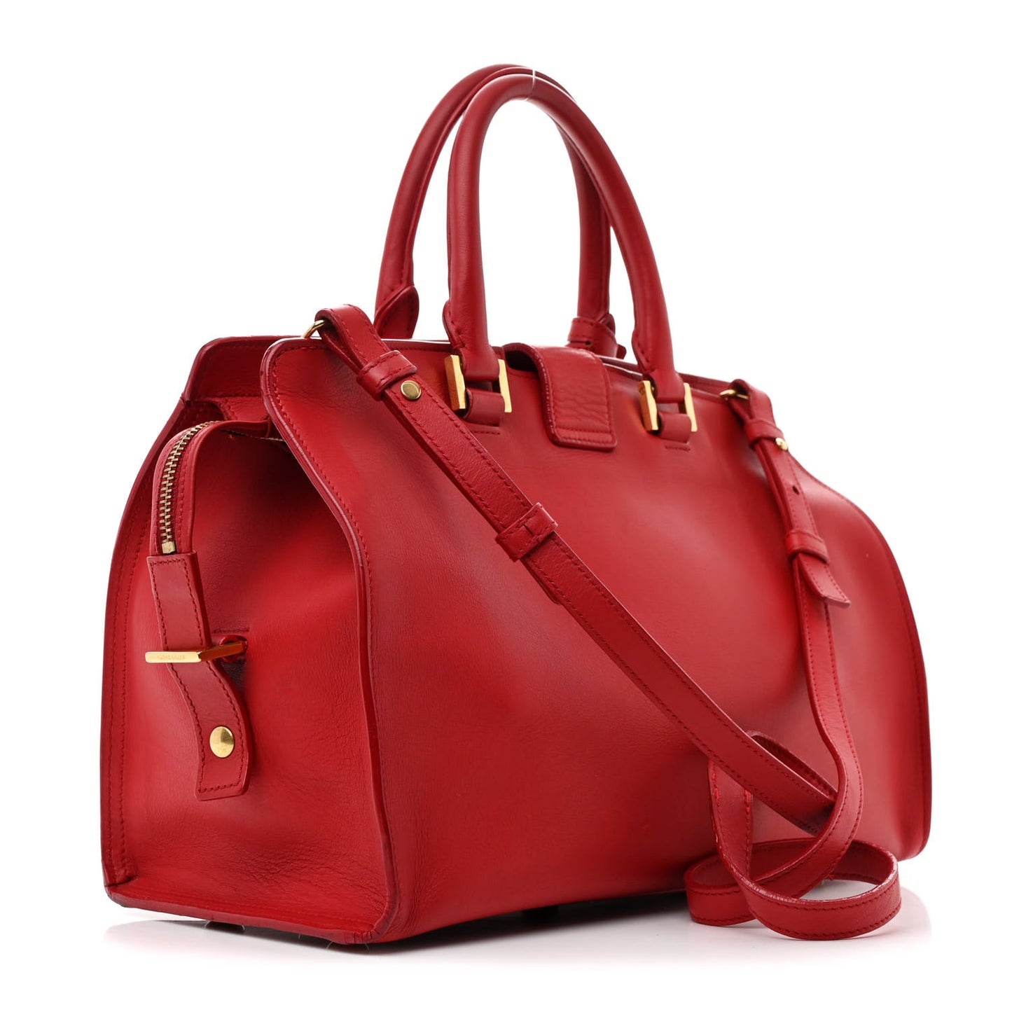 Calfskin Small Classic Y Cabas Red