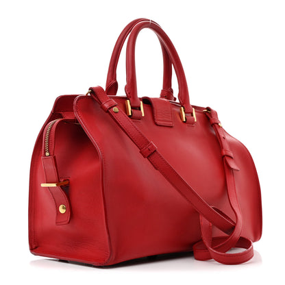 Saint Laurent Calfskin Small Classic Y Cabas Red 3 of 15