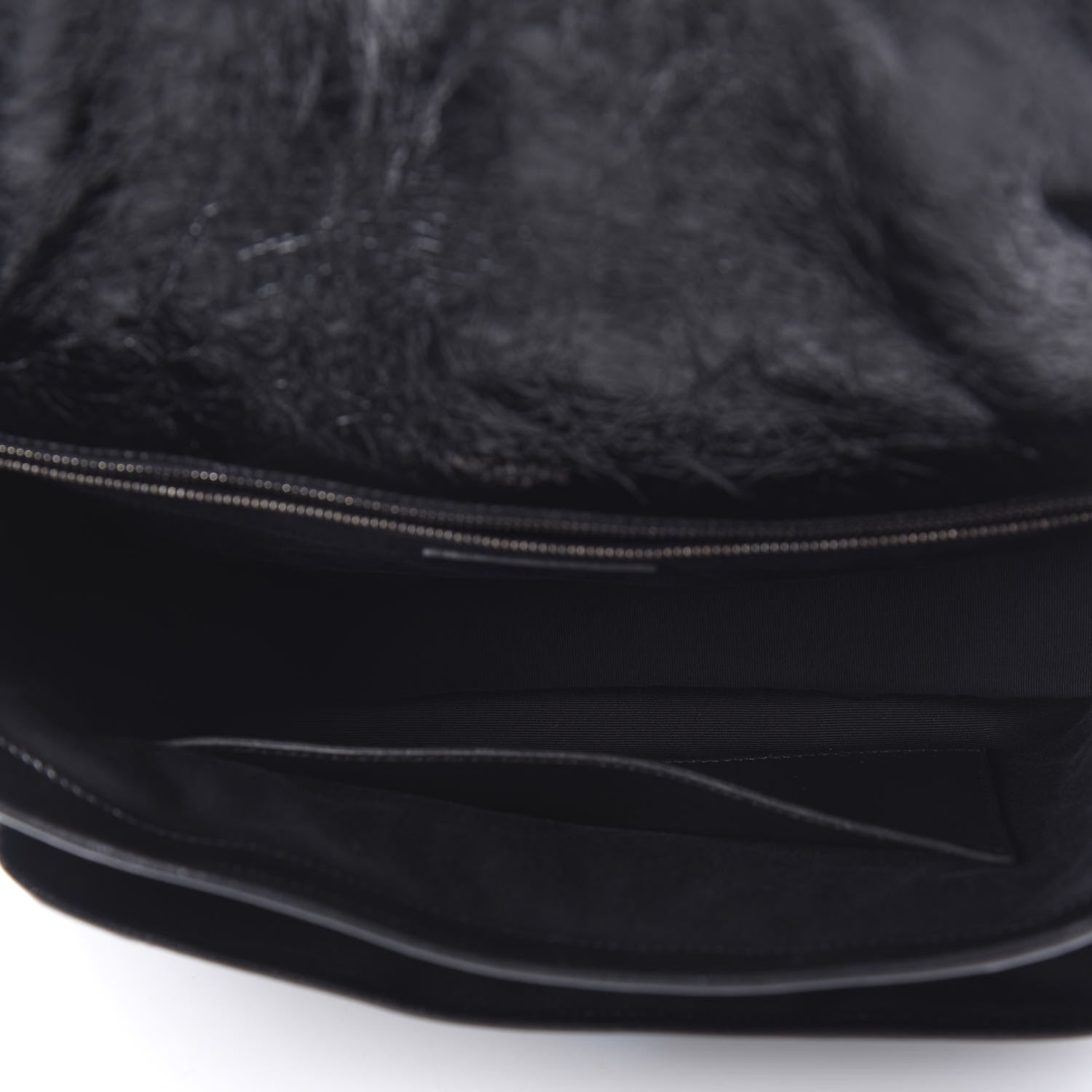 Saint Laurent Crinkled Calfskin Matelasse Monogram Large Niki Chain Satchel Black 5 of 9