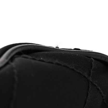 Prada Tessuto Nylon Saffiano Impunturato Quilted Barrel Pochette Black 11 of 14