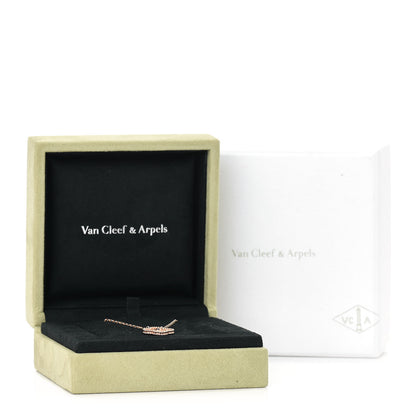 Van Cleef & Arpels 18K Rose Gold Vintage Alhambra Pendant Necklace 6 of 6