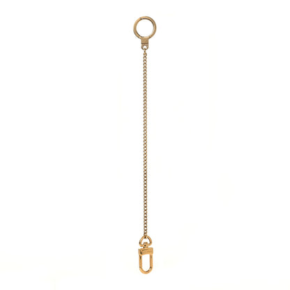 Louis Vuitton Metal Pochette Extender Key Ring Chain Gold 1 of 3