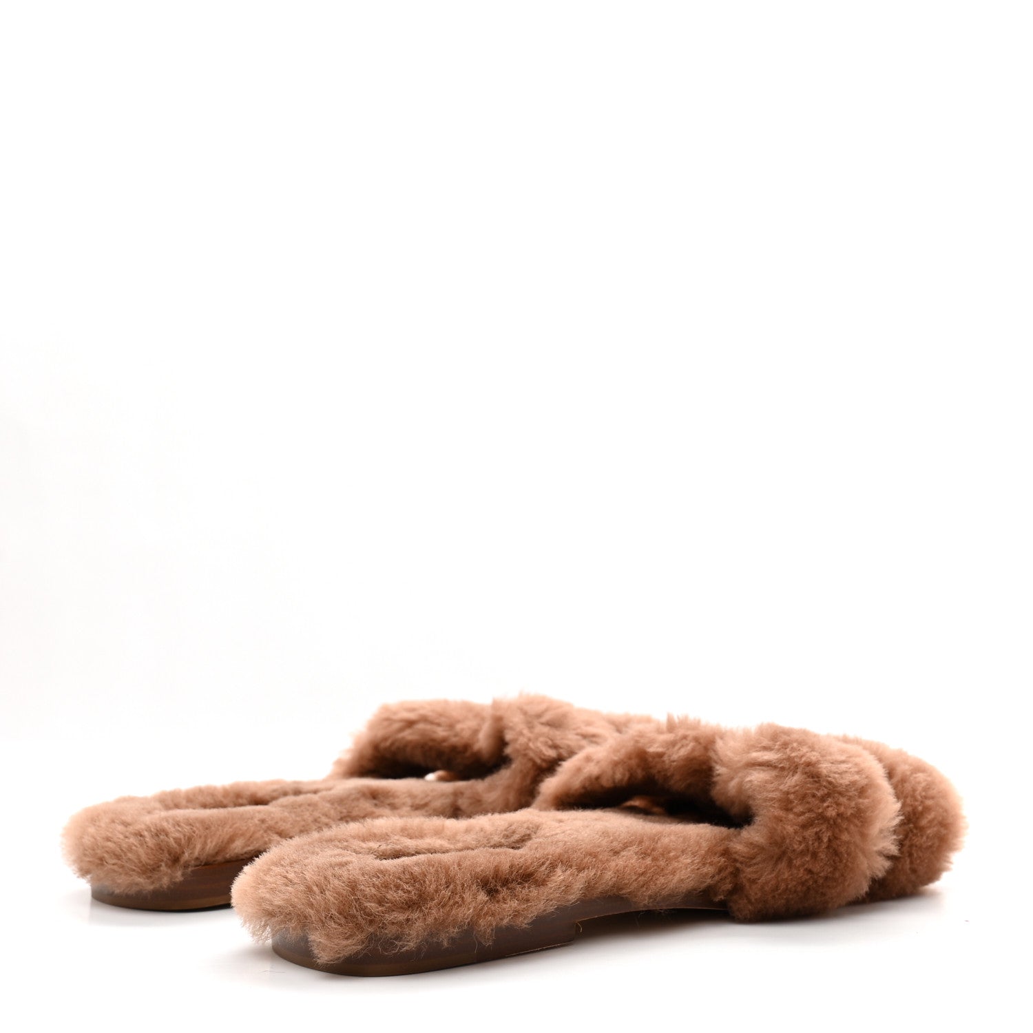 Hermes Woolskin Oran Sandals 40 Naturel 5 of 9