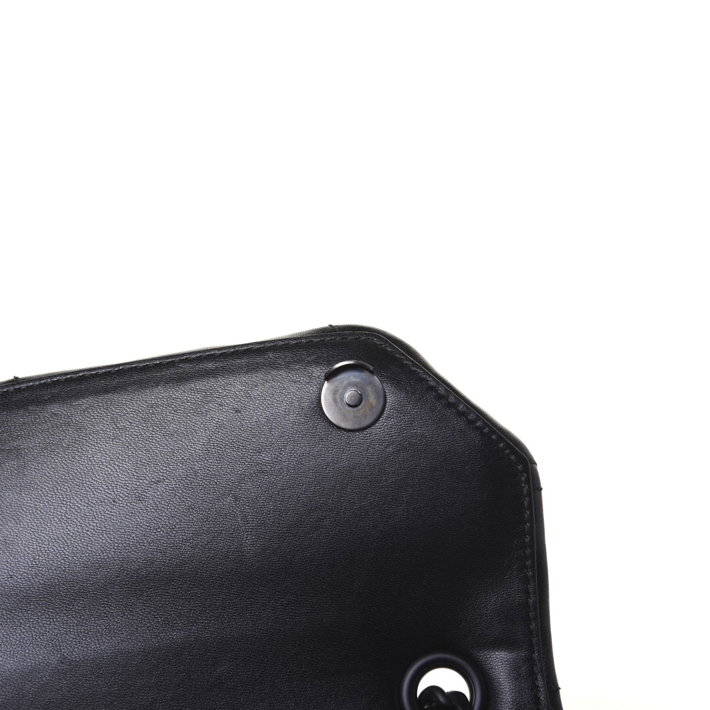 Nappa Triangle Stitched Large Spectrum Bag Black