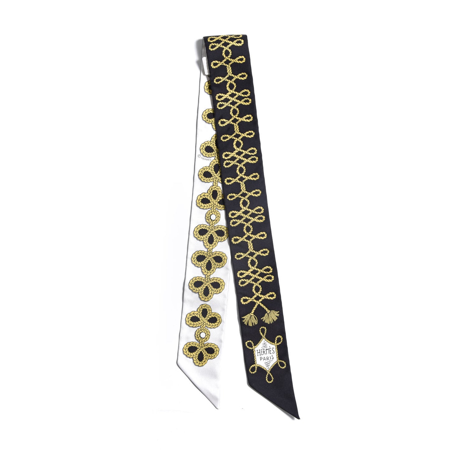 Silk Galons Et Brandebourg Twilly Black Gold White