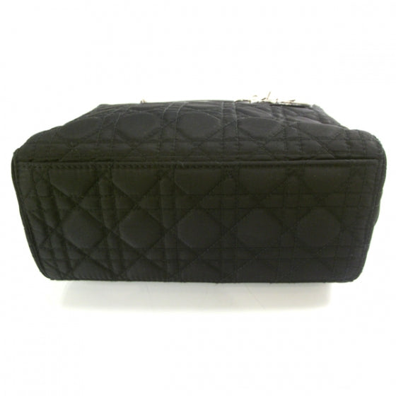 Christian Dior Nylon Cannage Medium Lady Dior Black 4 of 9