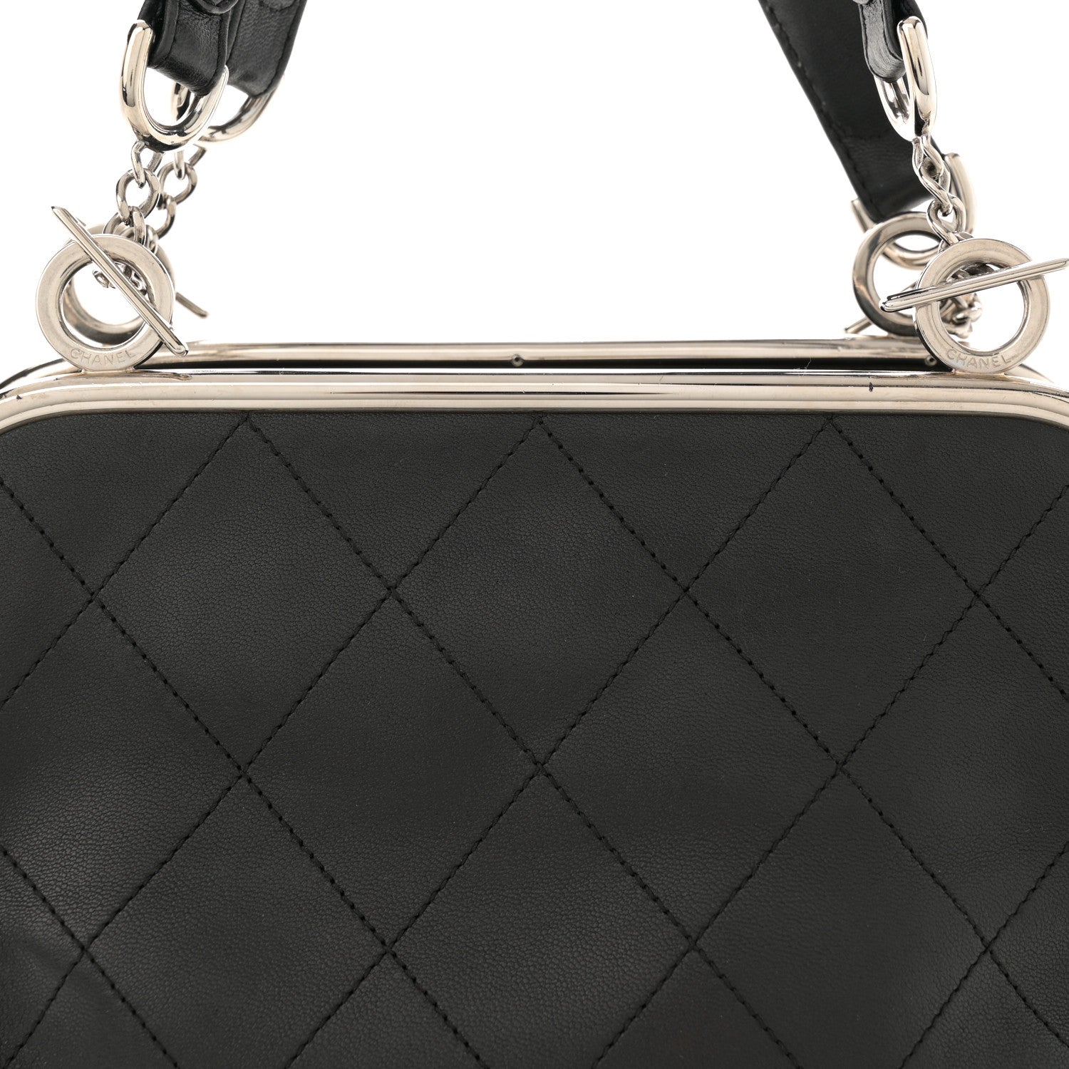 Chanel Lambskin Ultimate Soft Frame Bag Black 8 of 14
