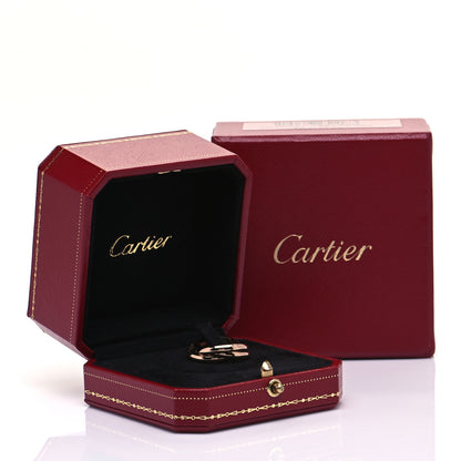 Cartier 18K Pink Gold Diamond Trinity Ring 51 5.75 5 of 5