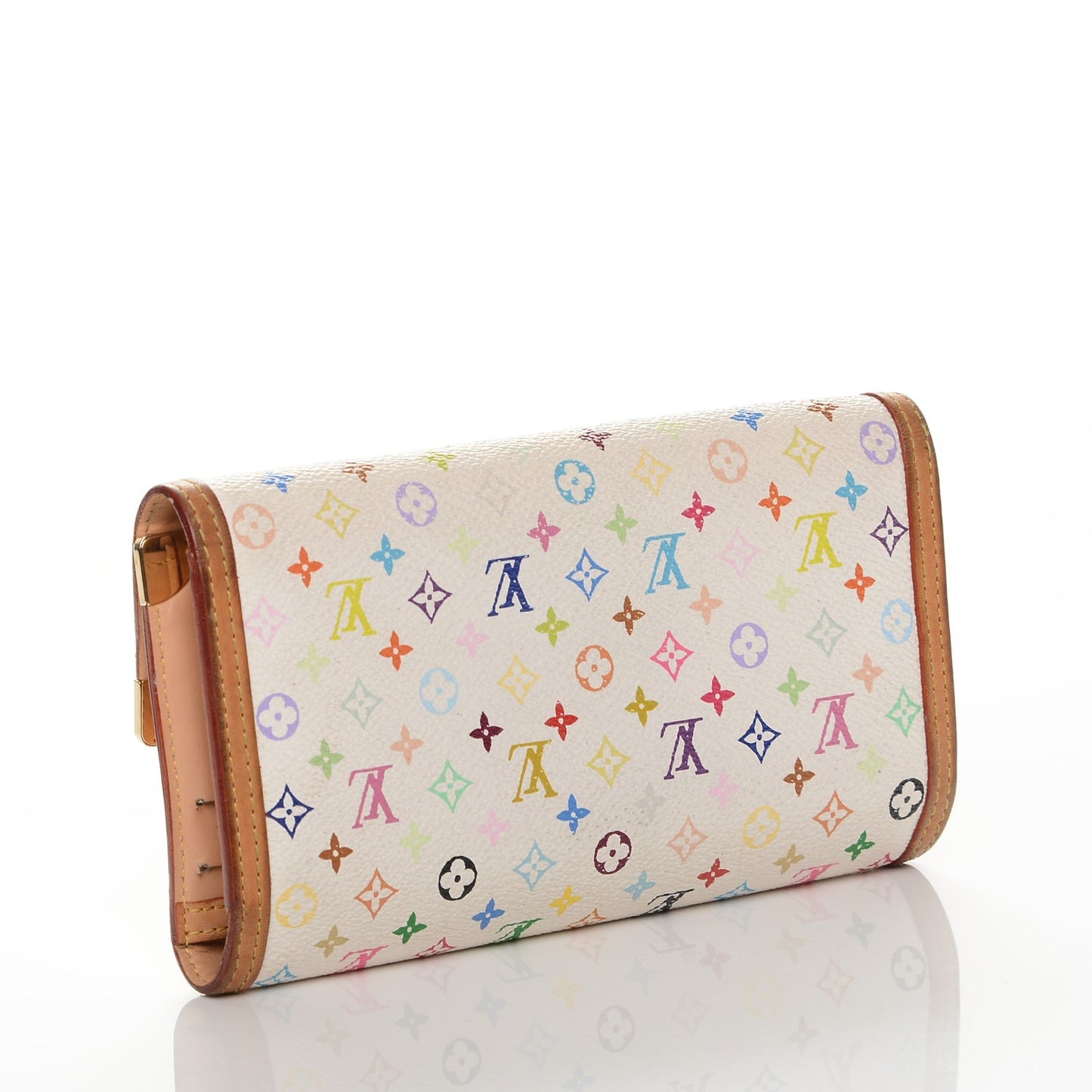 Monogram Multicolor Porte Tresor International Wallet White