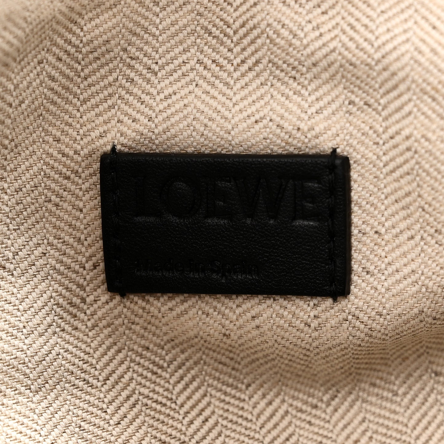 Calfskin Medium Puzzle Edge Bag Black