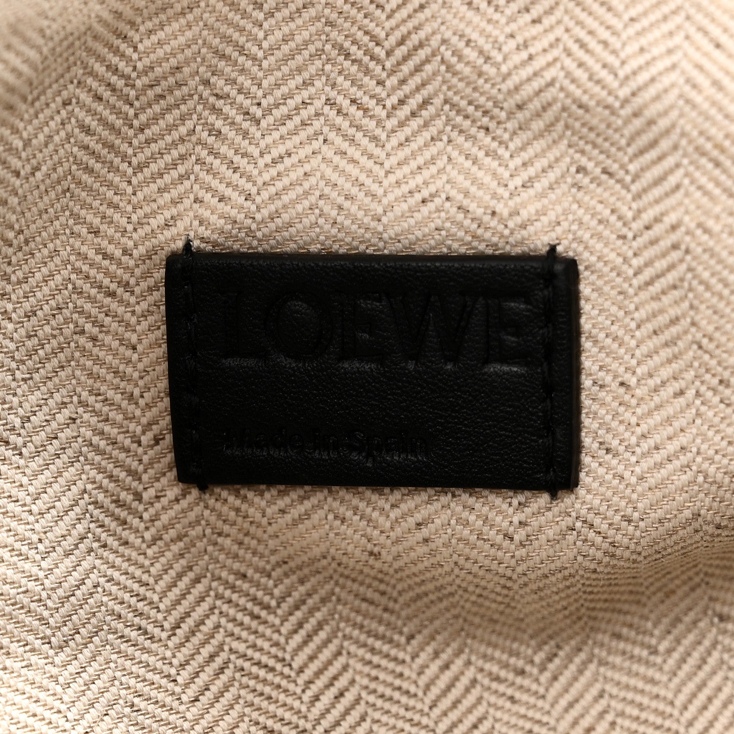 Loewe Calfskin Medium Puzzle Edge Bag Black 6 of 9