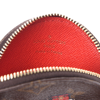 Louis Vuitton Monogram 2017 Christmas Animation Round Coin Purse 6 of 7