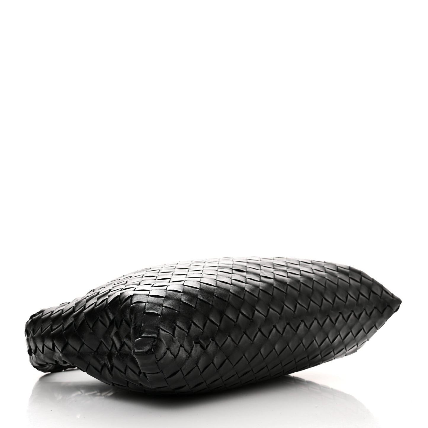 Calfskin Intrecciato Small Hop Black