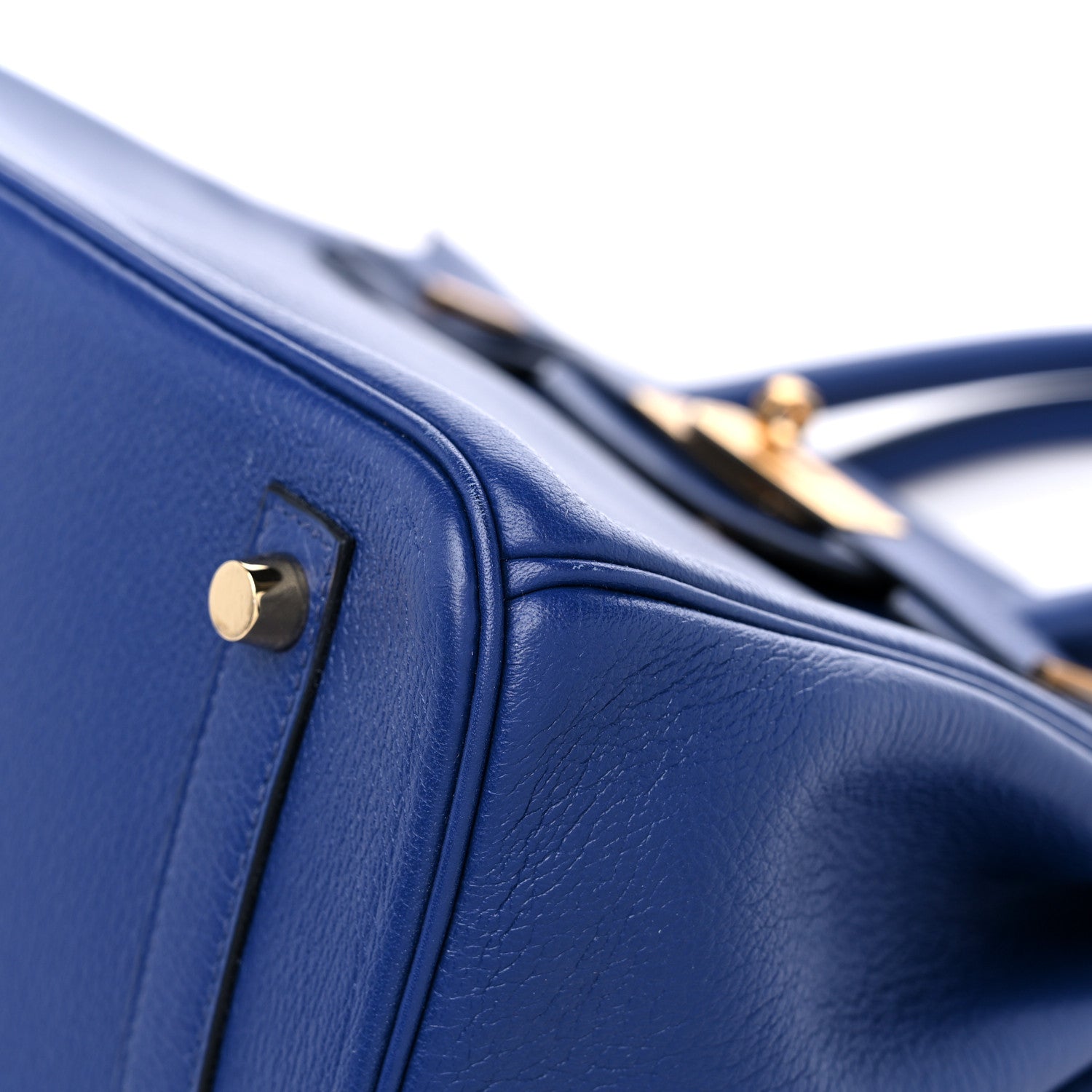 Hermes Taurillon Novillo Birkin 30 Bleu Saphir 10 of 12