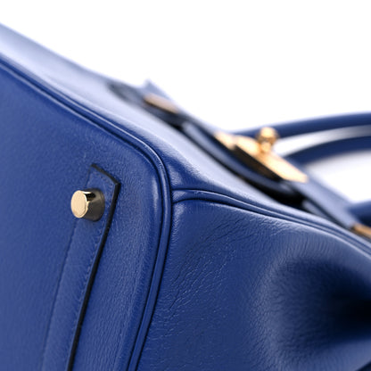 Hermes Taurillon Novillo Birkin 30 Bleu Saphir 10 of 12