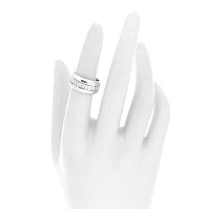 Tiffany Sterling Silver Atlas Band Ring 52 6 2 of 5