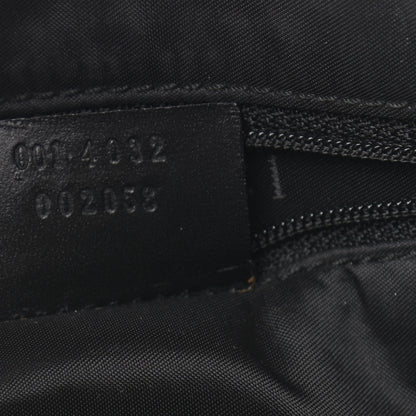 Gucci Canvas Calfskin Jackie O Hobo Black Tan 7 of 10