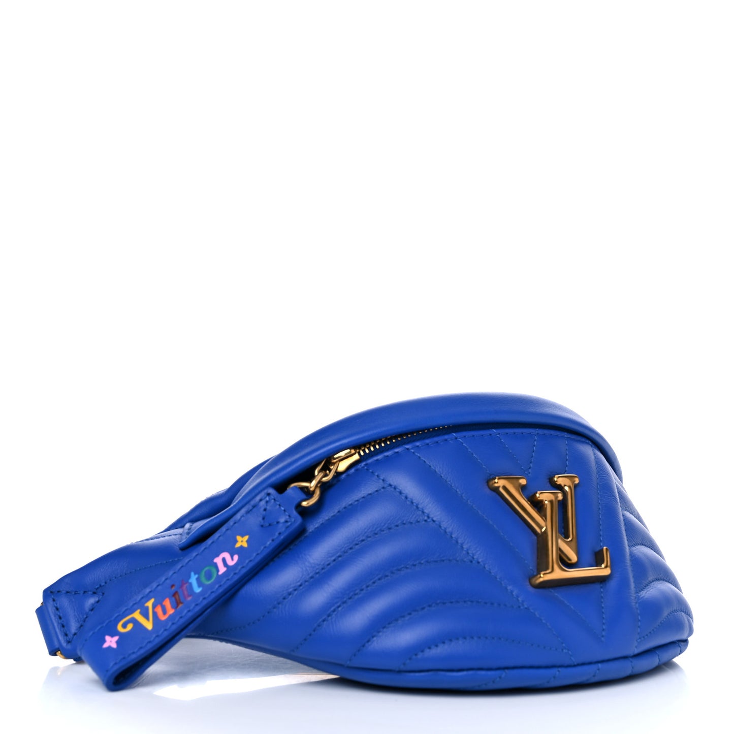Calfskin New Wave Bumbag Blue Neon